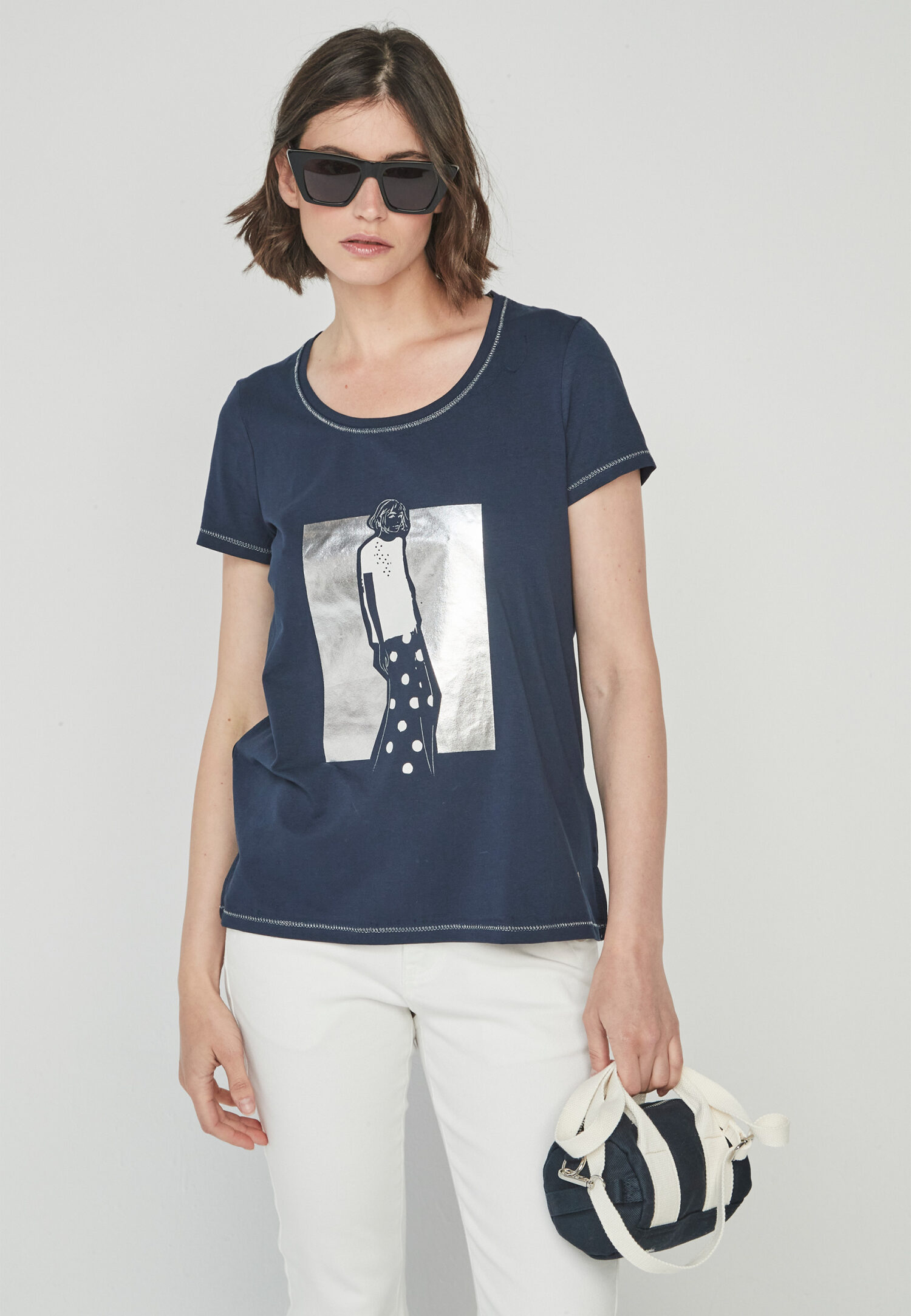 CAMISETA NIÑA LUNARES